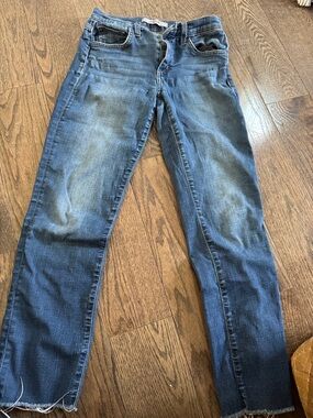 Joe's Jeans Straight Leg Faded Blue Denim